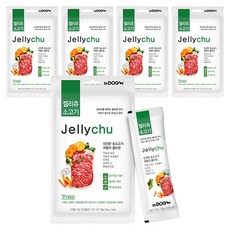 닥터독 젤리츄 반려동물 간식 파우치, 소고기, 10g, 25개