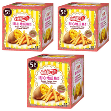Cadina 卡迪那 95℃甜心地瓜條 全素 原味, 90g, 3盒