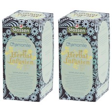 Stassen 司迪生 洋甘菊茶 無咖啡因 防潮包, 1.2g, 25包, 2盒