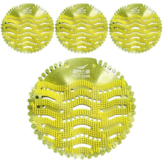 小便斗香氛清潔墊 檸檬香, 4個, 50g