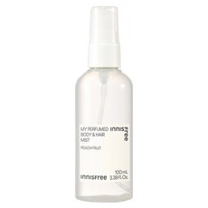 INNISFREE 台灣公司貨 我的身體髮香蜜桃噴霧, 100ml, 1瓶