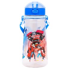 LiLFANT Lilpang Tobot背帶吸管水壺, 1個, 混色, 450ml