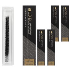 LOIEL 分段式假睫毛 5排 7P/9號, 透明, 5套