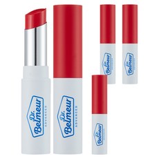 더페이스샵 닥터벨머 시카터치 컬러 립밤, 레드, 5.5g, 4개