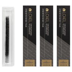LOIEL 分段式假睫毛 5排 7P/9號, 透明, 3套