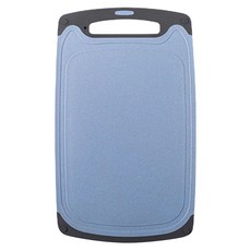 小麥秸稈切菜砧板 35x21x0.7cm, 中號, 藍色, 1個