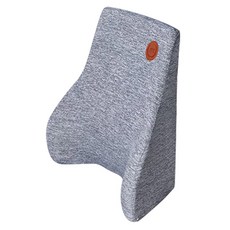 9D汽車靠枕 腰靠 47 x 19 x 43cm, 水晶灰, 1個