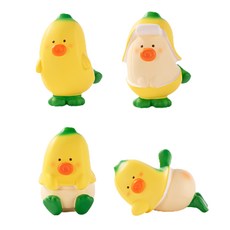 Tinyville Banana Na擠壓球公仔 隨機出貨, 1個