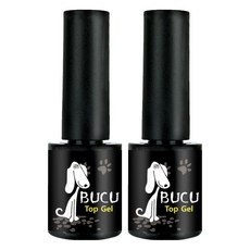 Bbukku 美甲上層凝膠, 單一顏色, 2個