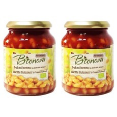 Bionova 茄汁焗豆罐頭, 340g, 2個