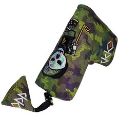 Dodam Sports 變色龍骷髏一字型推桿套, 綠色, 1個