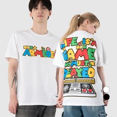 아르메데스 통기성 면 20수 아트 그래픽 반팔 티셔츠 AR-1005