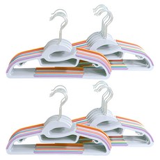 Bebe Hook Premium 多用途 Newtro 防滑衣架 20 件套, 灰色, 40入