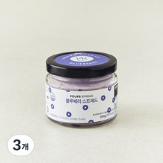 포비아워스 블루베리 스프레드, 3개, 100g