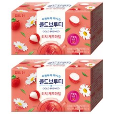 Damtuh 丹特 冷泡荔枝洋甘菊茶包, 1g, 20包, 2盒