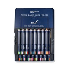 giorgione 創意無限三角原木水性色鉛筆/專業級/高顯色/乾濕兩用 37.7 x 18.7cm, 72色, 1盒