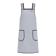 Finsta 塗層薄膜防水條紋圍裙 67 x 77 cm, 灰色, 1個