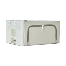 리브맘 홈 대용량 프리미엄 모던 리빙박스, 그레이, 1개