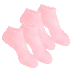 Roirang 足部保濕護理矽膠襪 雙腳穿戴套組 粉紅色, 2套, 80g