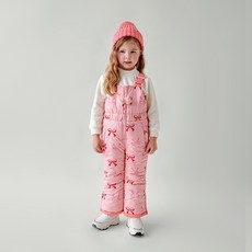 WALTONKIDS 女童甜美蝴蝶結滑雪褲