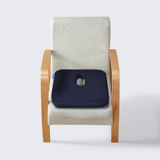 Bodyq 正確姿勢 4D網眼甜甜圈坐墊, 海軍藍, 1個