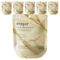 avajar 維他命膠原蛋白塑形泥膜 28g, 6包, 1包