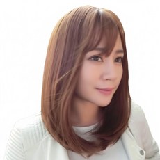 魔髮樂 韓系宋慧喬髮型 中長髮 全頂假髮 H6104, 焦糖色, 1個