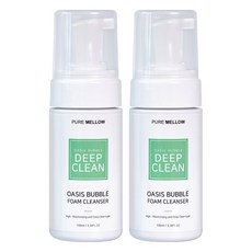 Pure Mellow Oasis 泡泡泡沫潔面乳 深層清潔, 100ml, 2個