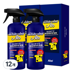 아케이 리빙 화이트샷 아토 고농축 강력 얼룩제거제, 520ml, 12개