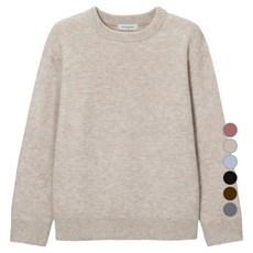 MIND BRIDGE 男女通用COMFY羊毛混紡寬鬆針織衫 MZKT71A1