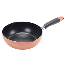 PEARL LIFE 珍珠金屬 IH適用 氟塗層煎鍋 HC-68 橘色, 22cm, 1個