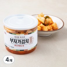 부자가김치 키즈 깍두기, 400g, 4개