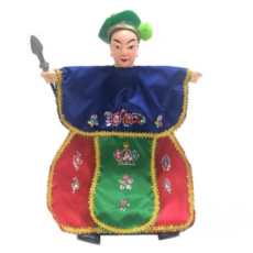 A-ONE 匯旺 披風傳統布袋戲偶，手工製造，長度約35cm 寬度約25cm, 1個