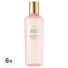 HAPPY BATH 香水精品店身體髮香噴霧 玫瑰腮紅, 6個, 200ml