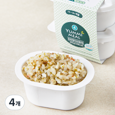 얌이밀 유아용 15개월 이유식 유부잔멸치브로콜리밥, 200g, 4개