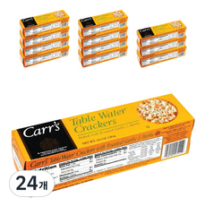 Carr's Kas餐桌水蒜香草餅乾, 120g, 24個