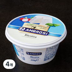암브로시 리코타 치즈, 250g, 1개입, 4개