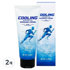 3W클리닉 쿨링 스포츠 마사지 크림, 2개, 120ml