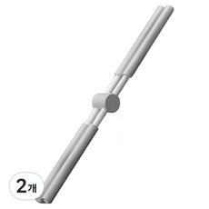 셀리빙 요가 바른자세 밸런스 십자 스트레칭봉, 2개, 그레이