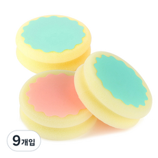 모나코올리브 동글이 제모스펀지, 9개