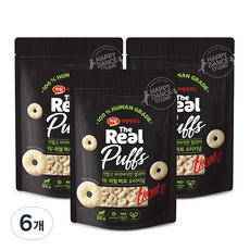 하림펫푸드 강아지 더리얼 퍼프 오리지널 대용량 간식, 오리지널맛, 85g, 6개