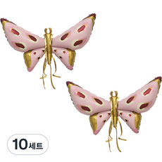 피앤비유니티 나비날개 + 어깨끈 세트, 표범나비, 10세트