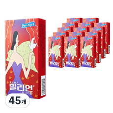 유니더스 밀리언 콘돔, 12개입, 45개
