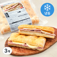 에쓰푸드 EATDA 이탈리안 샌드위치 (냉동), 127g, 3개입, 3개