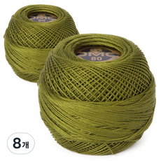 DMC 19號線 80編織刺繡蕾絲線, 469, 8個