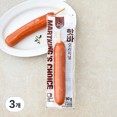마트킹스초이스 핫바 오리지날, 90g, 3개
