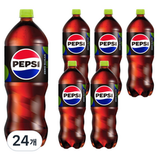 펩시 제로슈거 라임향, 24개, 1.8L