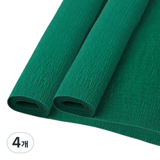 마다꾸미 주름 구김지 딥그린, 50 x 250 cm, 4개