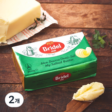 브리델 가염버터, 200g, 2개