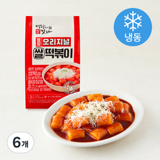 명랑시대쌀핫도그 오리지널 쌀 떡볶이 (냉동), 450g, 6개